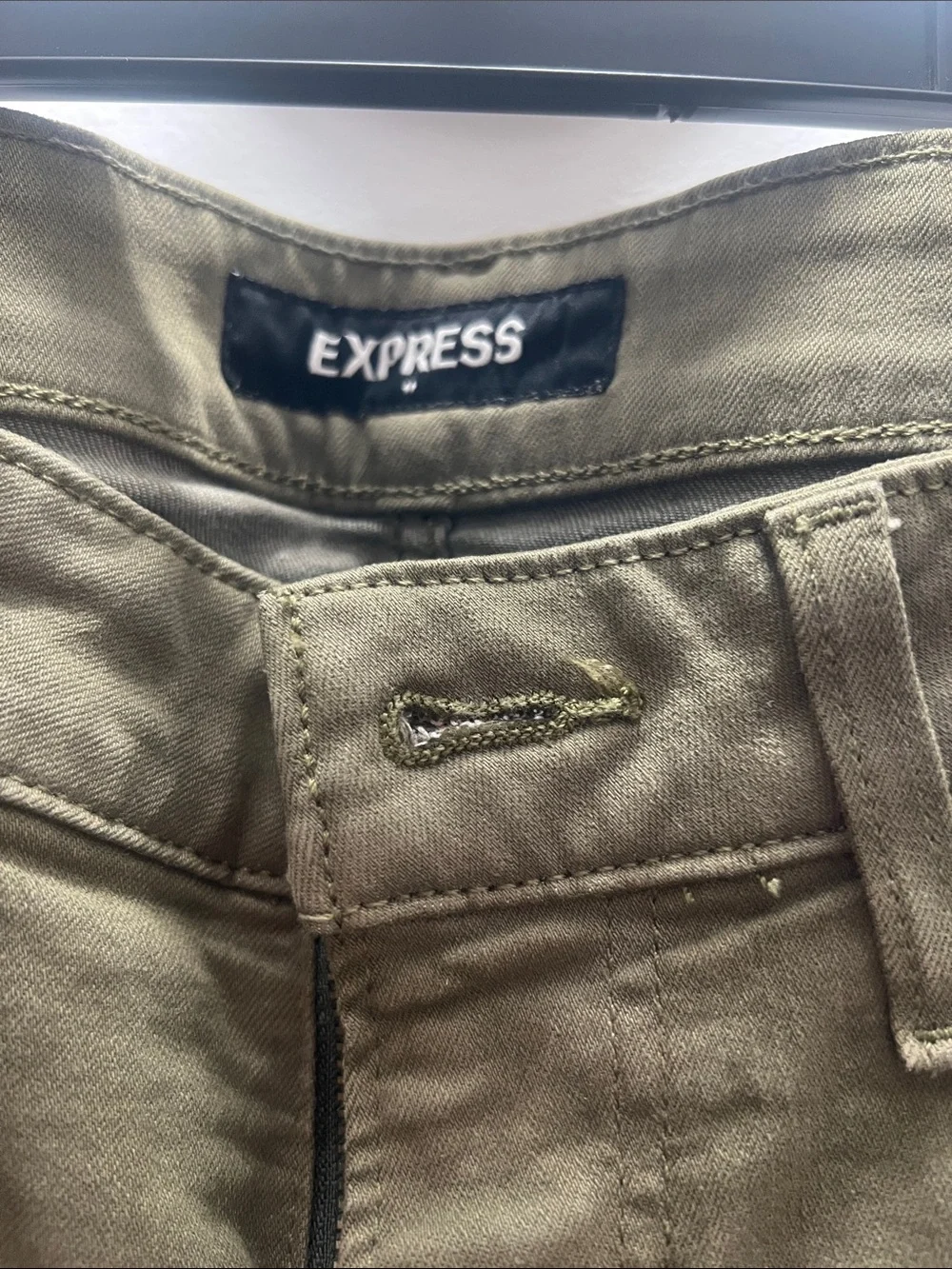 Express Olive Slim Men’s Jeans
